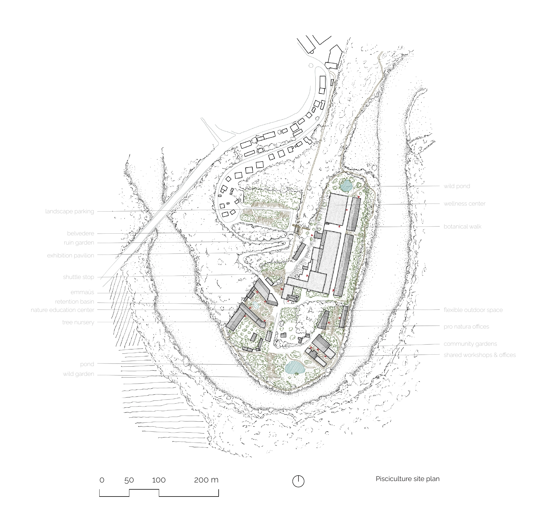 Pisciculture — site plan